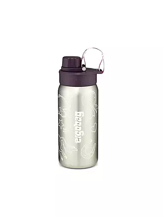 ERGOBAG | Botella de agua de acero inoxidable petróleo | lila